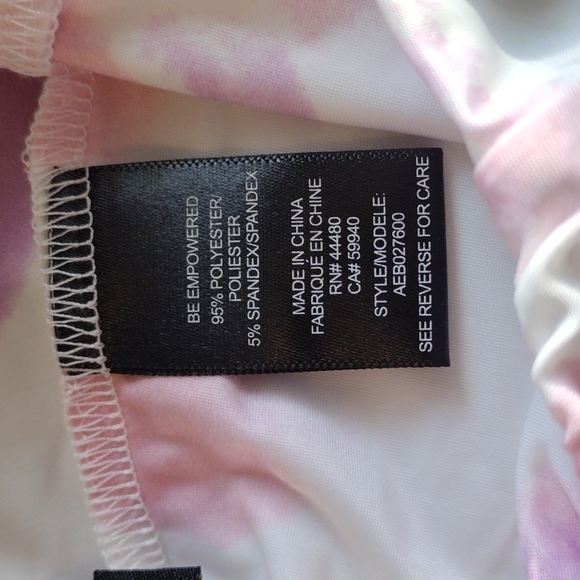 AFRM LAWSON HIGH WAIST BIKE SHORTS IN ABSTRACT MULTI TIE DYE XS - Picture 4 of 6